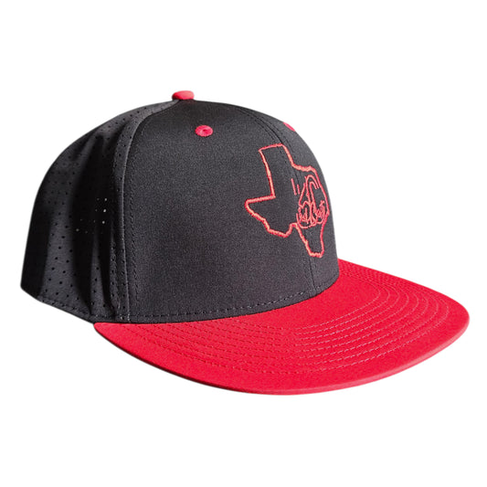 Black and Red Snapback Hat