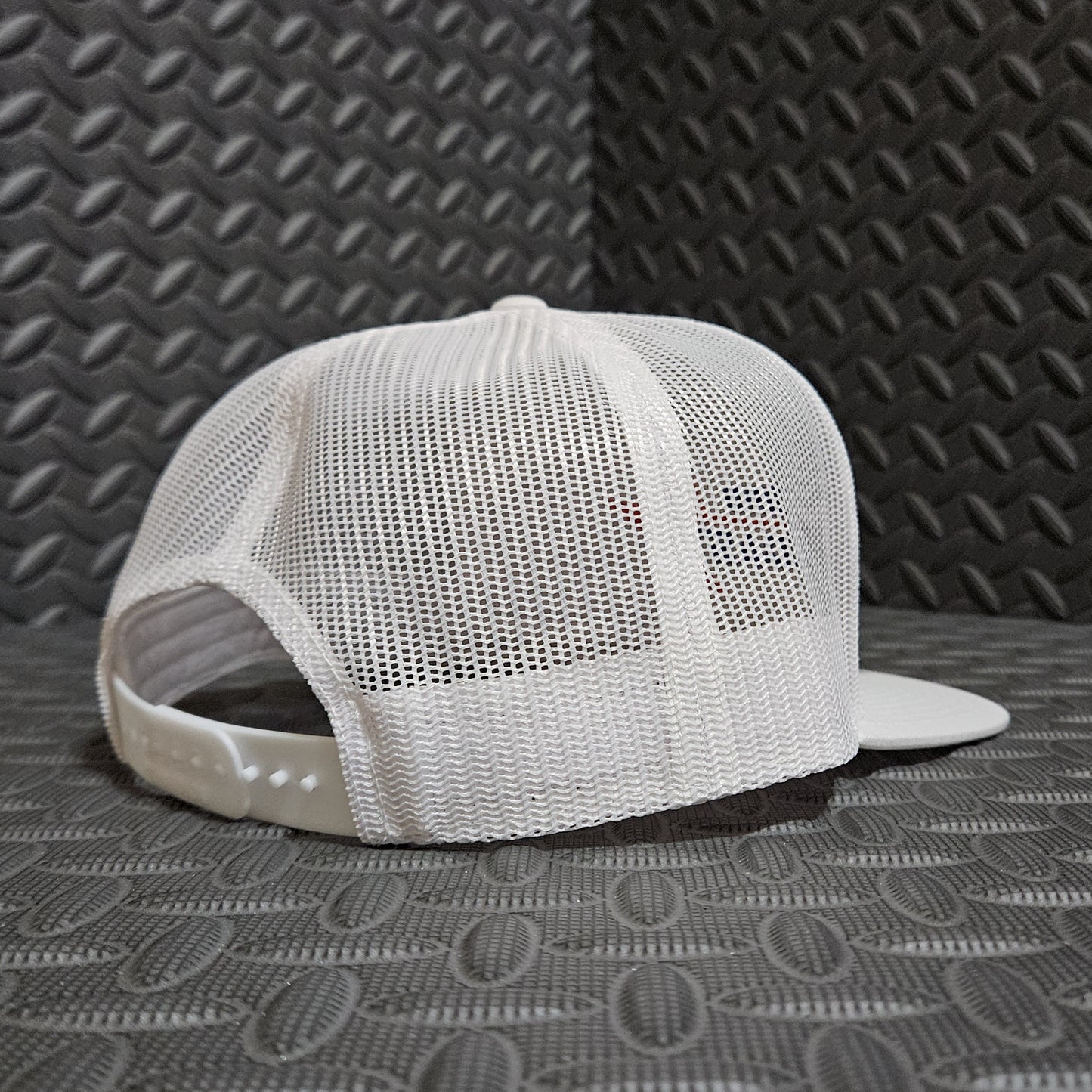 White Richardson 168 With Orange Star Snapback Hat