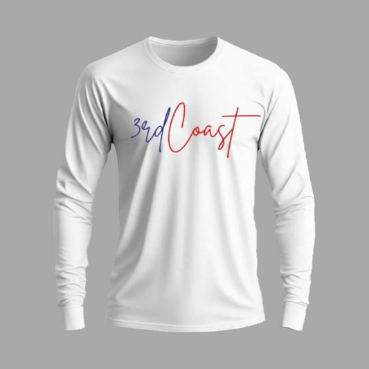White Long Sleeve 3rd Coast Shirt