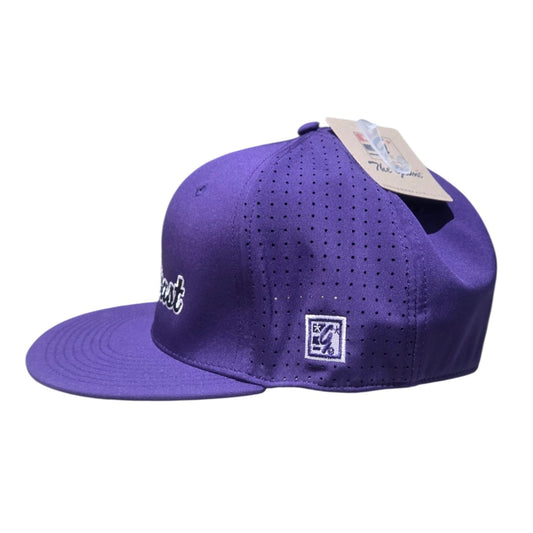 3rd Coast Purple and Black Fitted Perforated Game Changer Hat