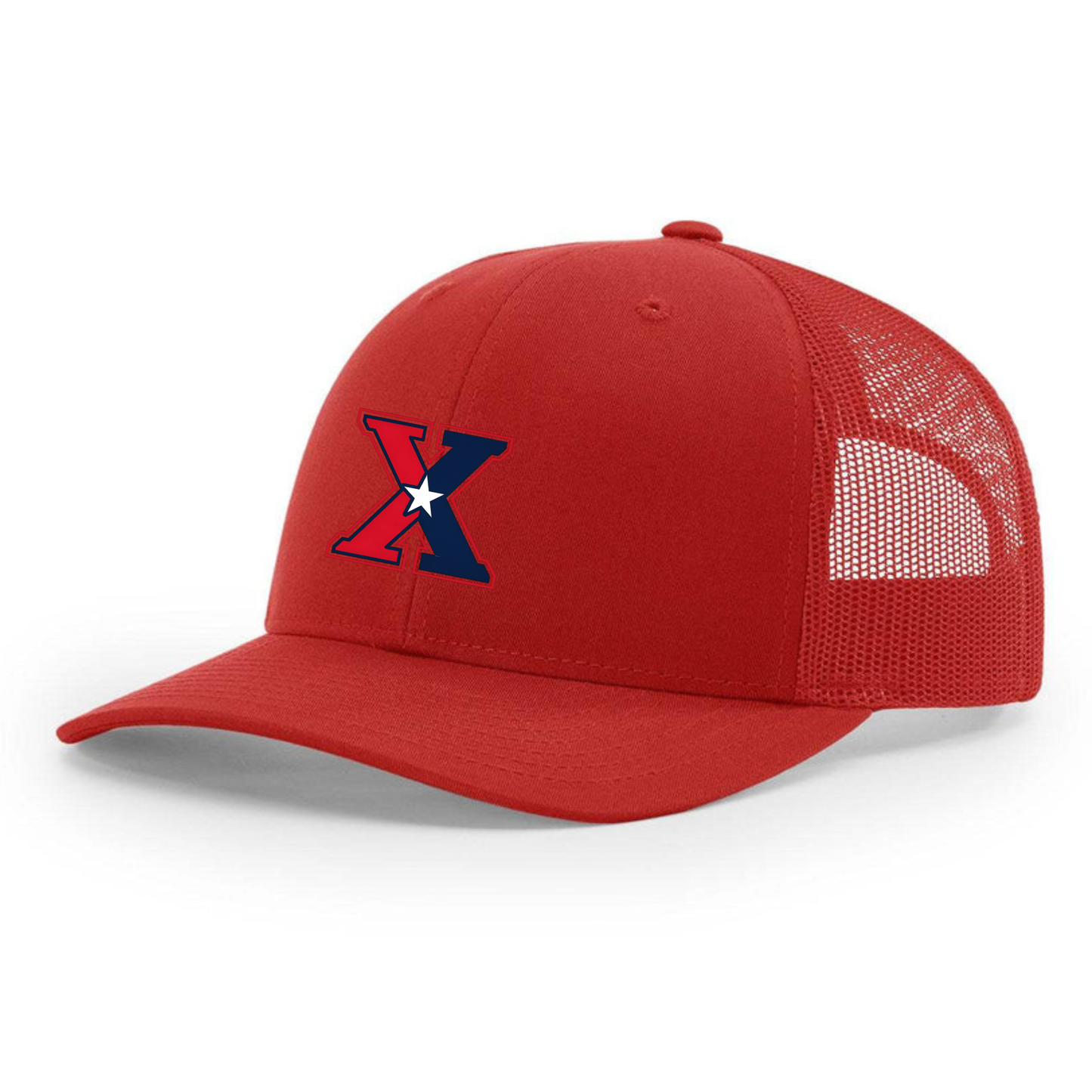 Texas X Red Trucker Hat