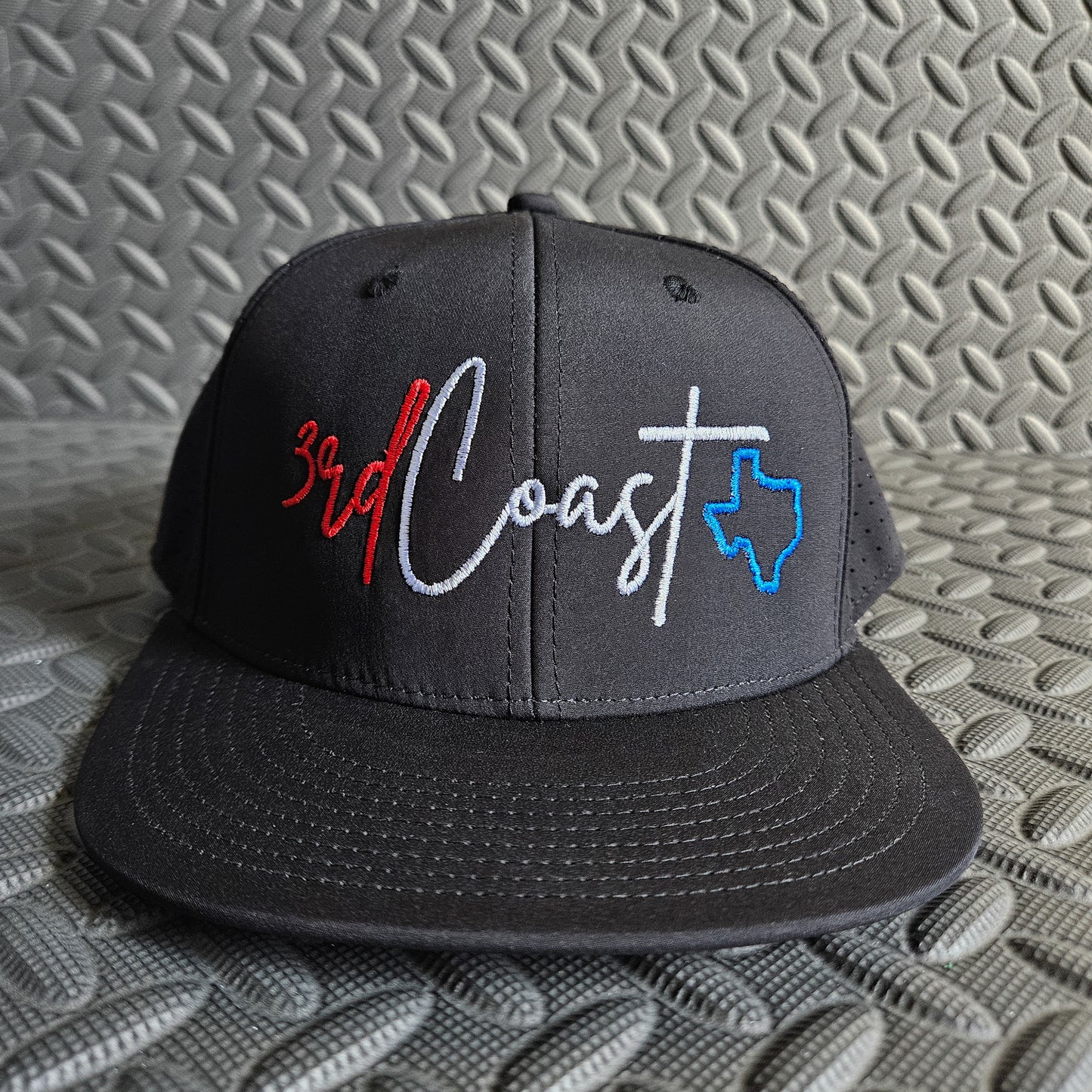 Black RWB Snapback Hat