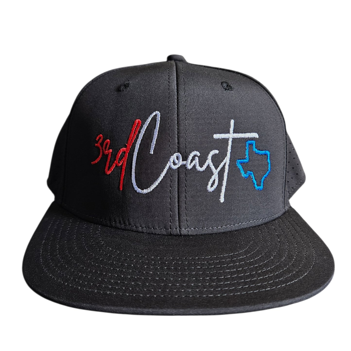 Black RWB Snapback Hat