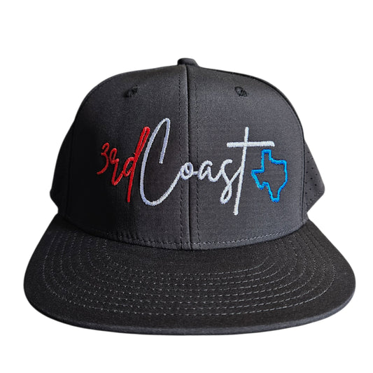 Black RWB Snapback Hat