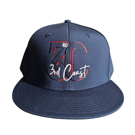 Navy RWB Fitted Hat