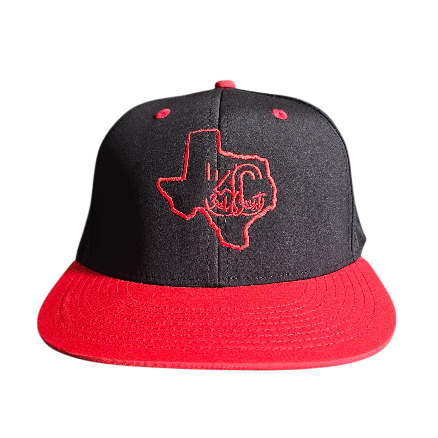 Black and Red Snapback Hat