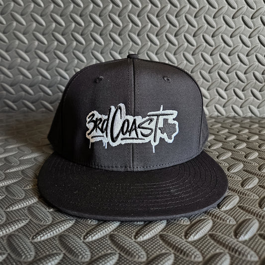 Black Graffiti 3rd Coast Fitted Hat