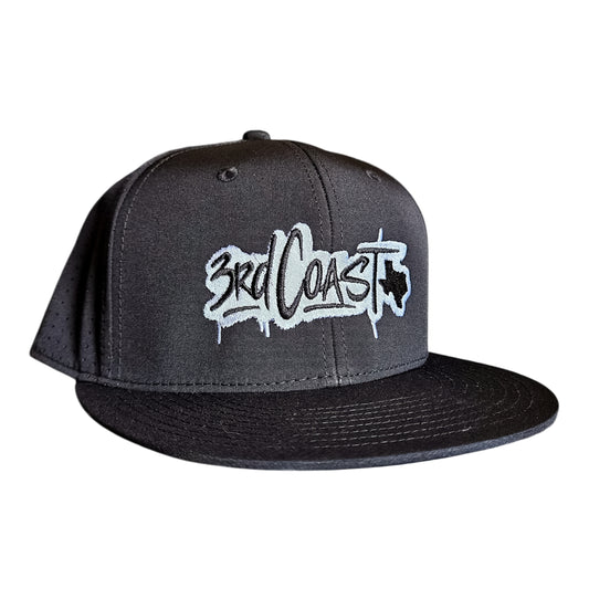 Black Graffiti 3rd Coast Fitted Hat