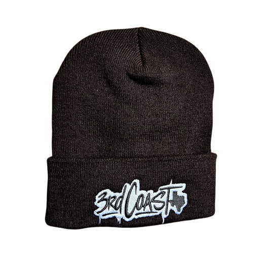 Black Graffiti 3rd Coast Beanie