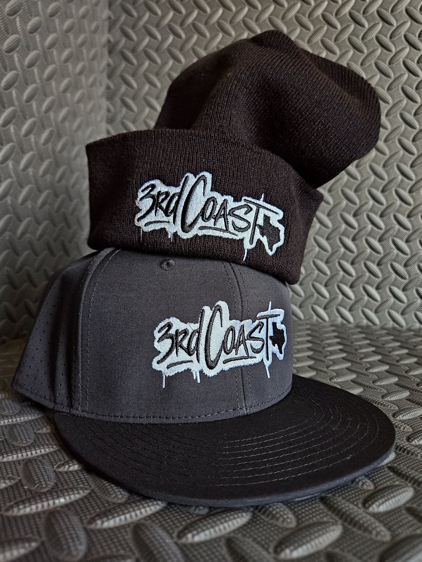 Black Graffiti 3rd Coast Fitted Hat