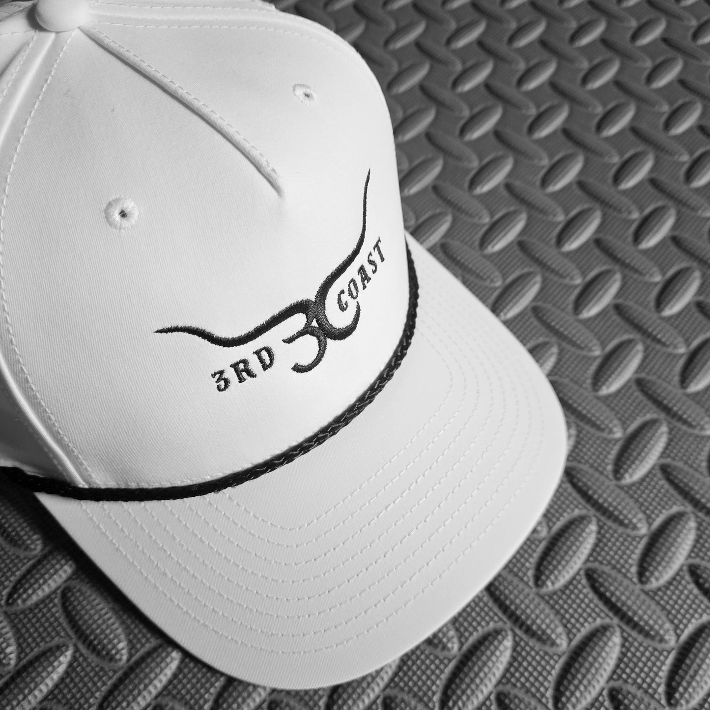 White Horns Richardson 258 Rope Snapback Hat