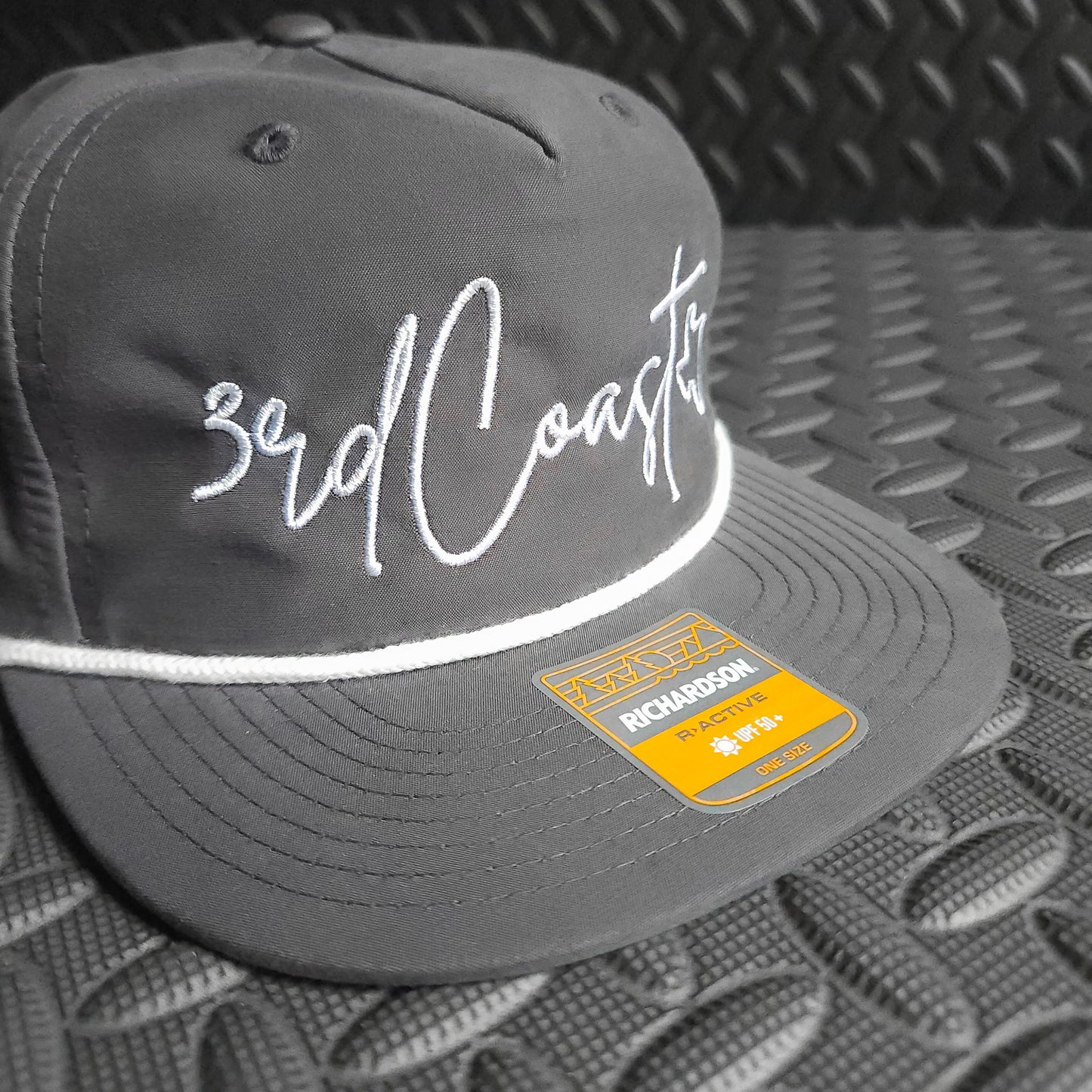 Charcoal 3rd Coast TX Richardson 256 Rope Snapback Hat