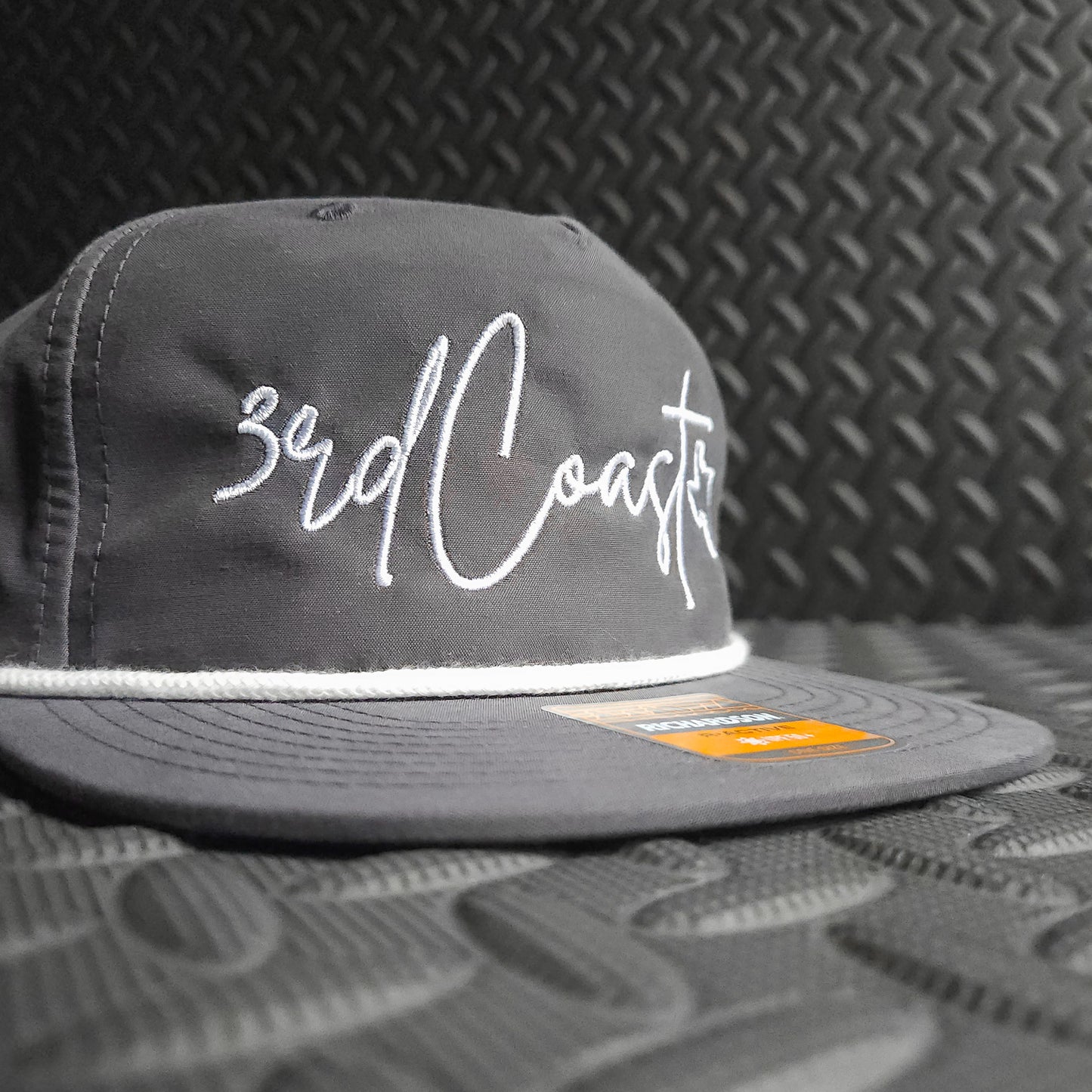 Charcoal 3rd Coast TX Richardson 256 Rope Snapback Hat