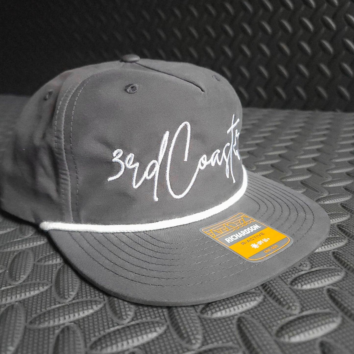 Charcoal 3rd Coast TX Richardson 256 Rope Snapback Hat