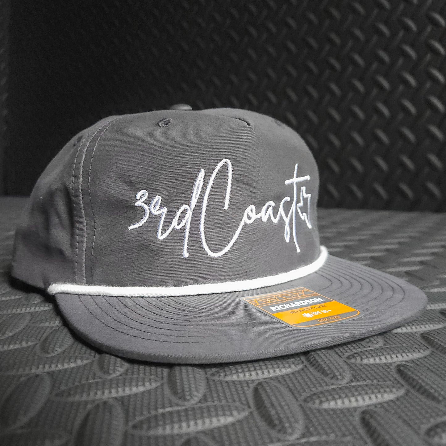 Charcoal 3rd Coast TX Richardson 256 Rope Snapback Hat