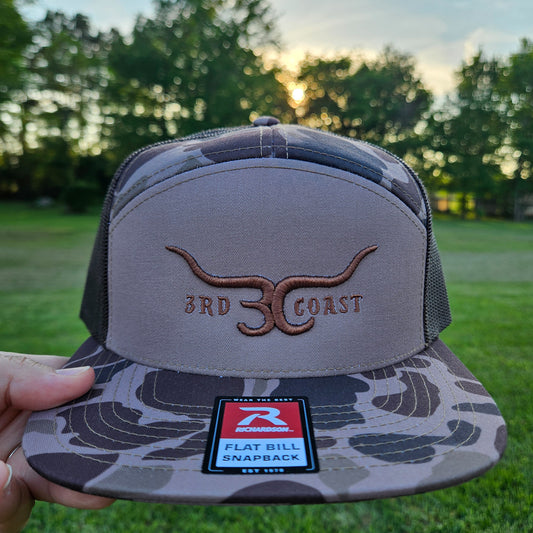 3rd Coast Bronze Horns Camo Snapback
