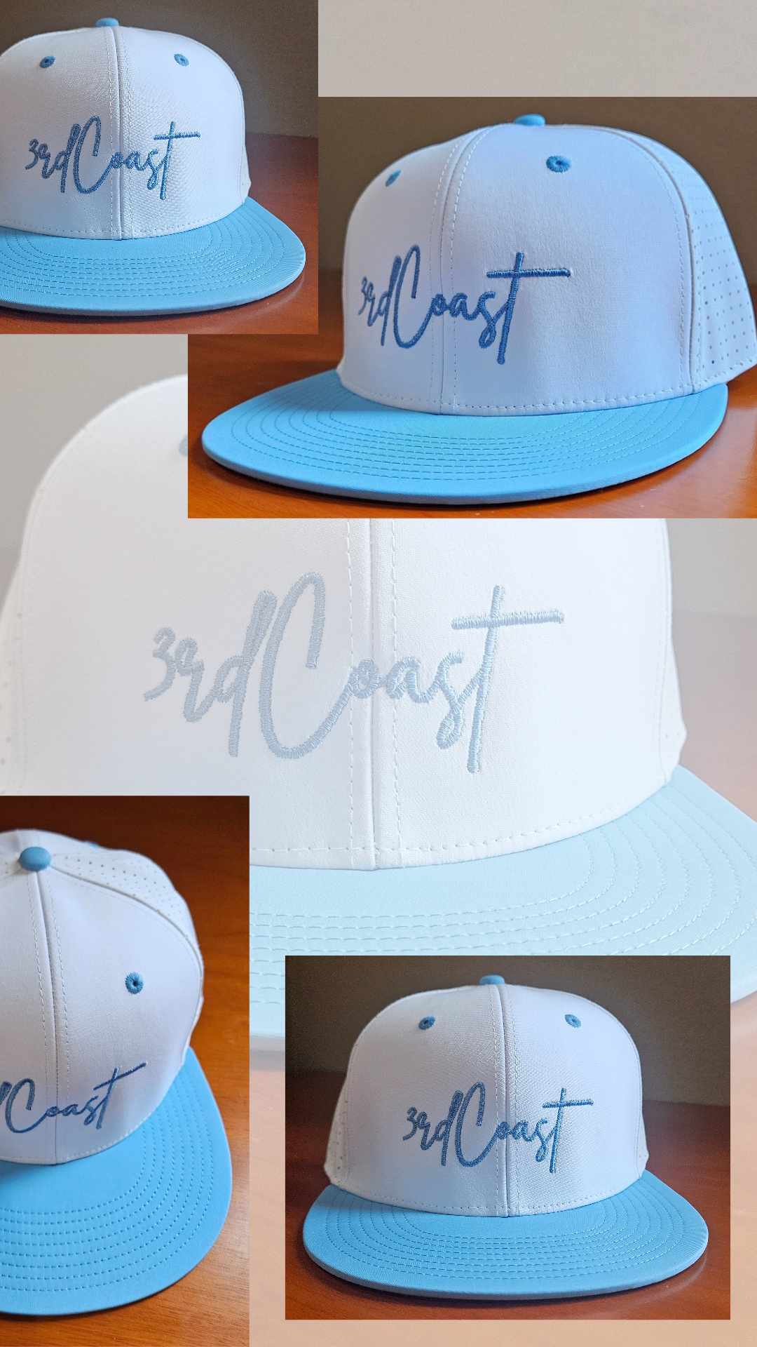 Columbia Blue Fitted Hat