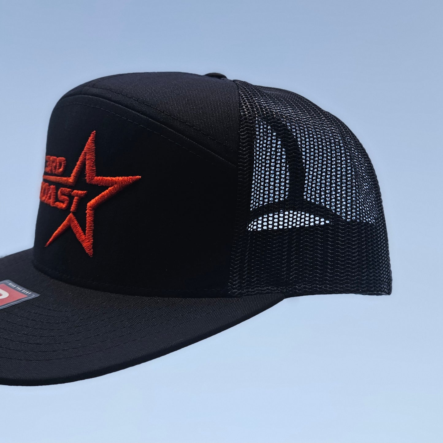 Navy Richardson 168 With Orange Star Snapback Hat