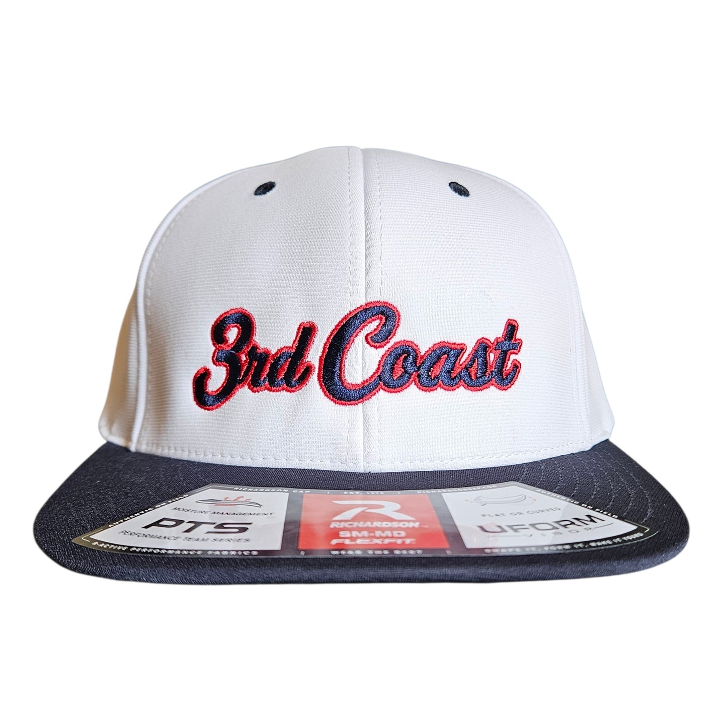 Navy/White 3rd Coast TX Flag Richardson PTS20 Fitted Hat