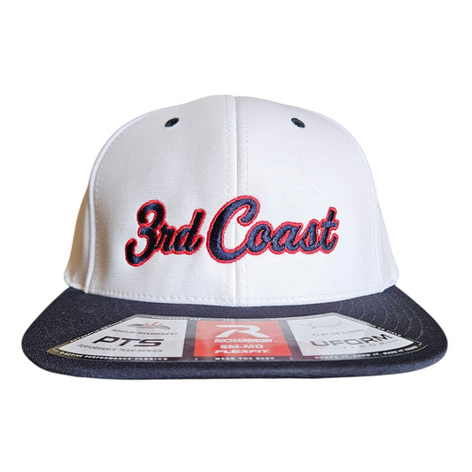 Navy/White 3rd Coast TX Flag Richardson PTS20 Fitted Hat