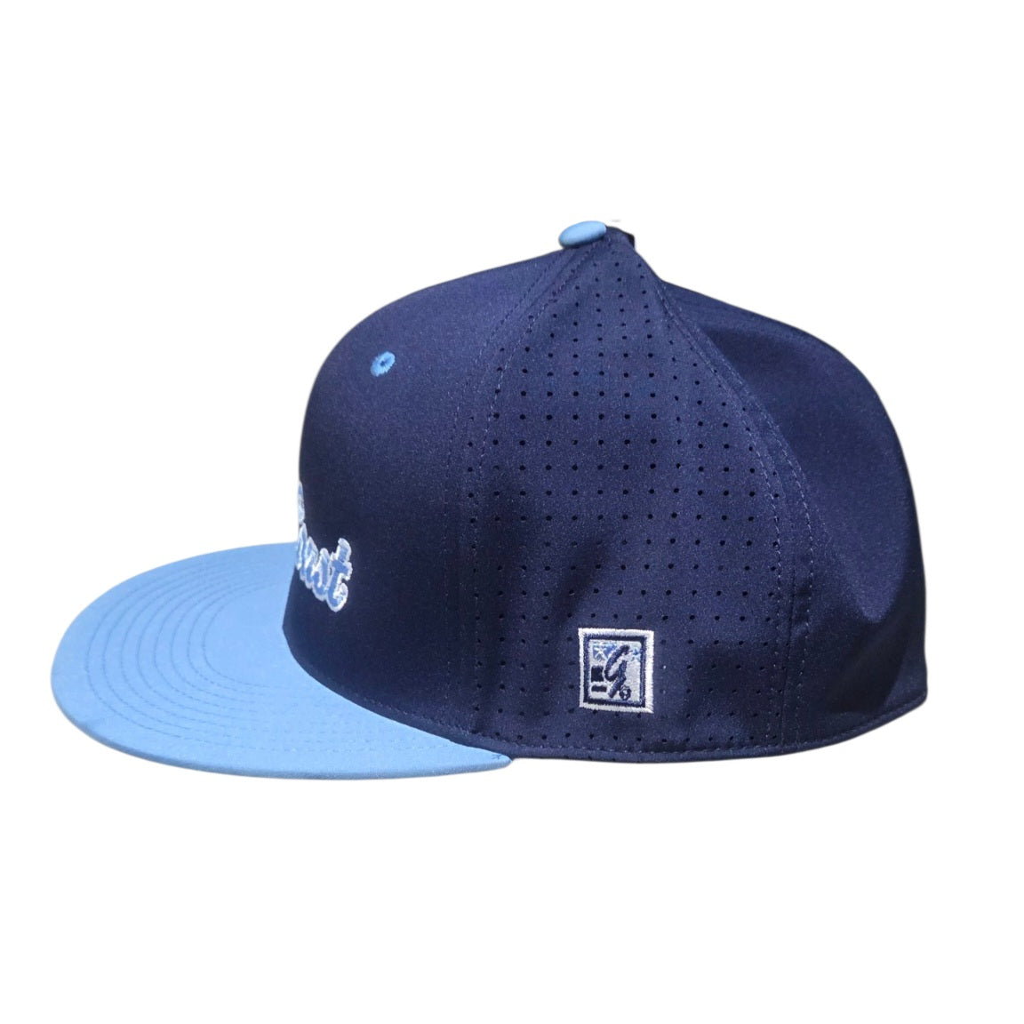 3rd Coast Navy and Columbia Blue Fitted Perforated Game Changer Hat