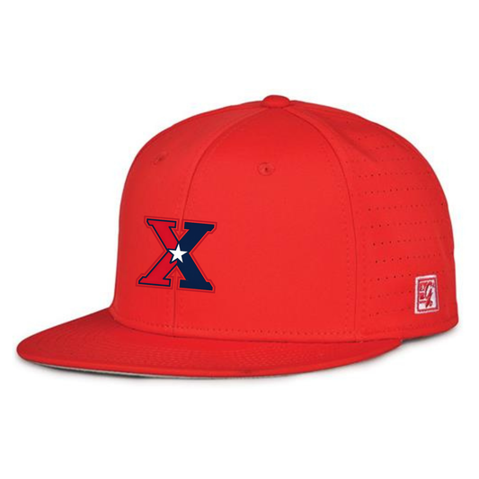 Texas X Red Fitted Hat