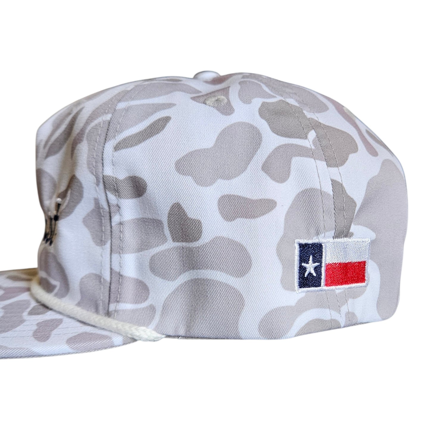 Camo 3rd Coast TX Flag Richardson 256 Rope Snapback Hat