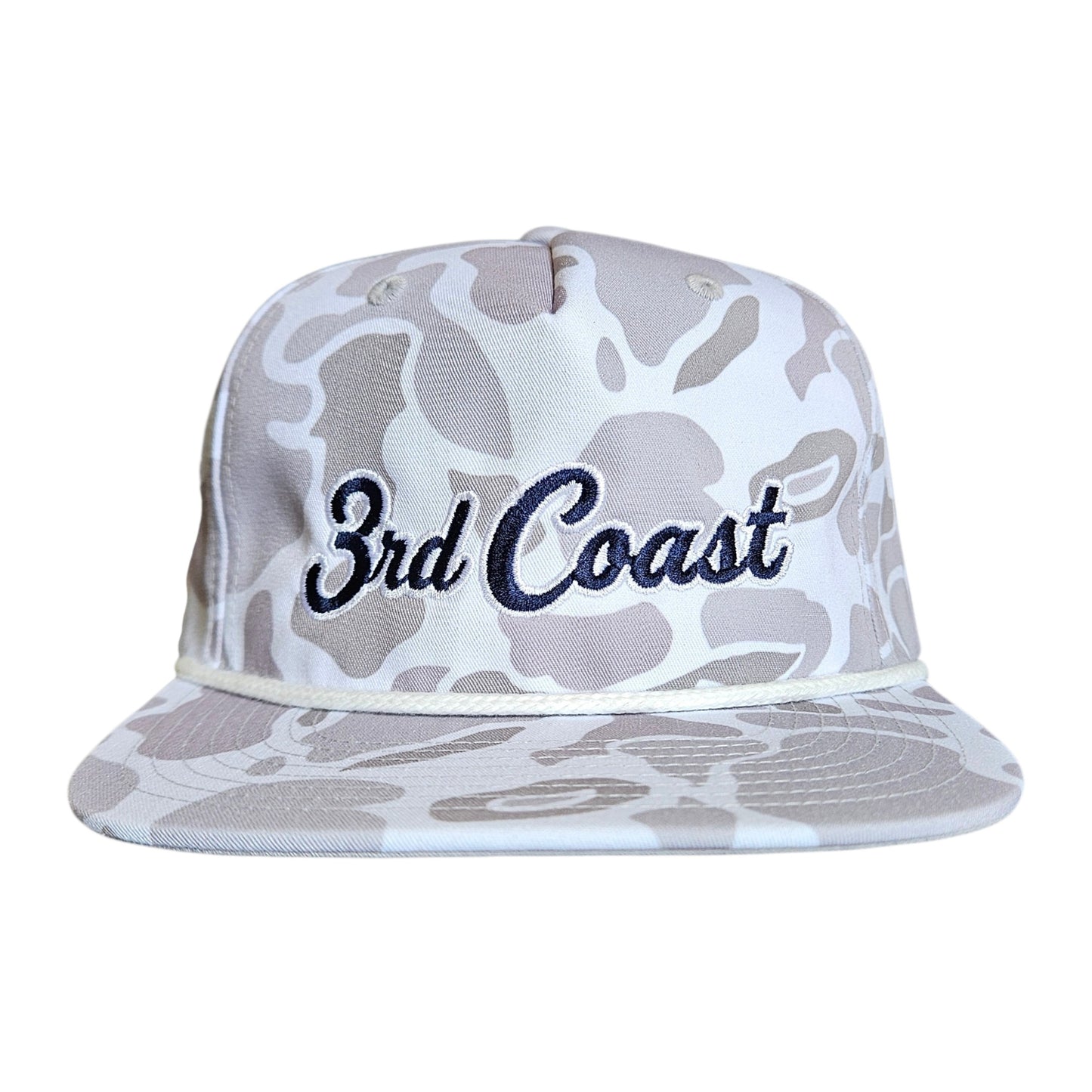 Camo 3rd Coast TX Flag Richardson 256 Rope Snapback Hat