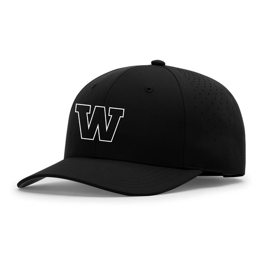 Willis Black Perforated Hat